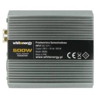 Napěťový měnič DC/AC 24V/230V 500W, 2 zásuvky obrázek produktu
