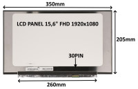 LCD PANEL 15,6 obrázek produktu