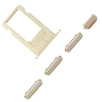 Iphone 6S Sim card tray & Side buttons Gold obrázek produktu