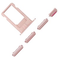 Iphone 6S Sim card tray & Side buttons Rose Gold obrázek produktu